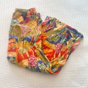 Christian Siriano Vibrant tropical print Pants Medium